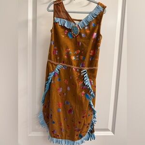 Disney store POCAHONTAS set (dress SZ 5/6 +boots SZ 11/12)